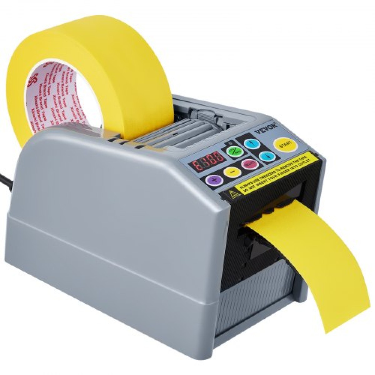 VEVOR Zcut-9 Automatic Tape Dispenser Adhesive Electric Tape Cutter Machine Packaging Tape Machine 6-60mm Tape Width