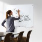 Λευκός πίνακας VEVOR Magnetic Glass, Dry Erase Board 1200 x 800 mm, Επιτοίχιος μεγάλος λευκός γυάλινος πίνακας χωρίς πλαίσιο, με δίσκο μαρκαδόρου, γόμα και 2 μαρκαδόρους, λευκό