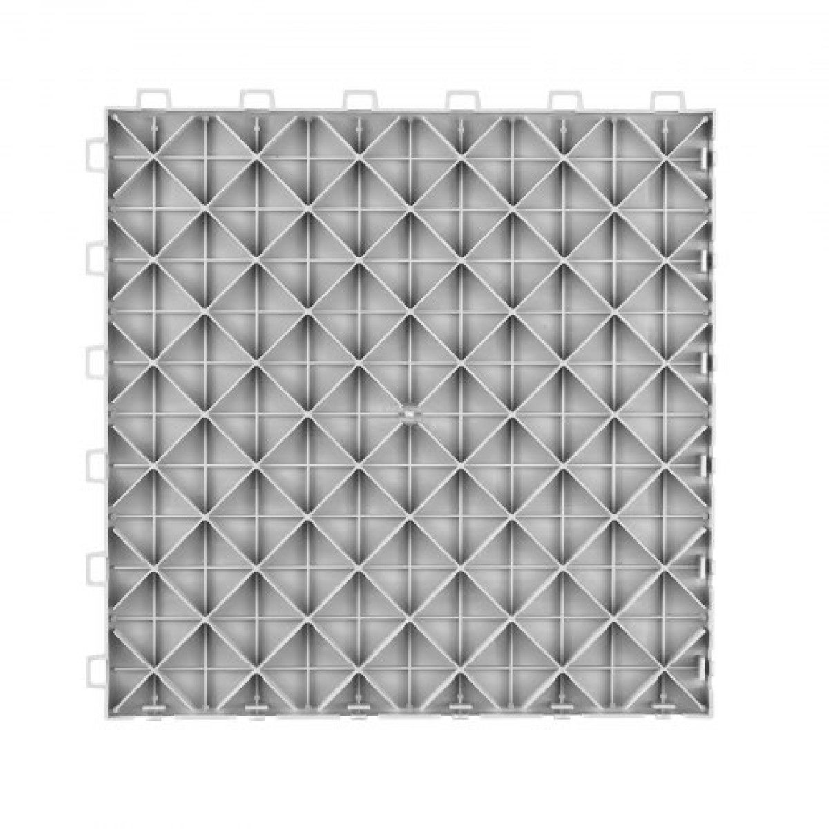 VEVOR Πλακάκια γκαράζ Interlocking, 12 x 12 x 0,53 ιντσών 50 Pack Πλακάκια δαπέδου γκαράζ, αντιολισθητικά πλακάκια δαπέδου γκαράζ διπλής όψης, για γκαράζ, υπόγεια, επισκευαστήρια, ασήμι