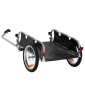 VEVOR Bike Cargo Trailer, χωρητικότητα 100 lbs, βαρέως τύπου καρότσι ποδηλάτου, αναδιπλούμενο συμπαγές χώρο αποθήκευσης & γρήγορη απελευθέρωση με γενικό κοτσαδόρο, τροχοί 16", ασφαλείς ανακλαστήρες, χωράει σε τροχούς ποδηλάτου 22"-28"
