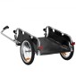 VEVOR Bike Cargo Trailer, χωρητικότητα 100 lbs, βαρέως τύπου καρότσι ποδηλάτου, αναδιπλούμενο συμπαγές χώρο αποθήκευσης & γρήγορη απελευθέρωση με γενικό κοτσαδόρο, τροχοί 16", ασφαλείς ανακλαστήρες, χωράει σε τροχούς ποδηλάτου 22"-28"