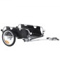 VEVOR Bike Cargo Trailer, χωρητικότητα 100 lbs, βαρέως τύπου καρότσι ποδηλάτου, αναδιπλούμενο συμπαγές χώρο αποθήκευσης & γρήγορη απελευθέρωση με γενικό κοτσαδόρο, τροχοί 16", ασφαλείς ανακλαστήρες, χωράει σε τροχούς ποδηλάτου 22"-28"