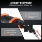 VEVOR 2,5 cm Αεροκλειδί κρούσης, Έως 7016,37 N·m Beast Reverse Torque Output Pneumatic Impact Gun w/ 20cm Extended Anvil για επισκευές και συντήρηση μηχανημάτων βαρέως τύπου / Ημιφορτηγού / Λεωφορείου