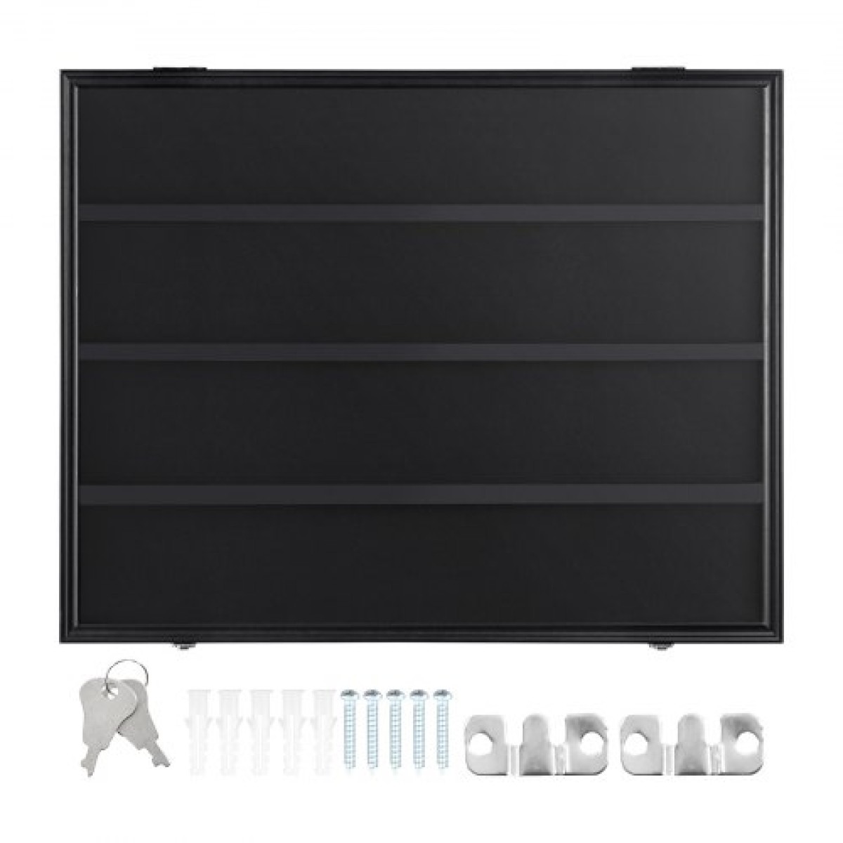 Θήκη οθόνης για αθλητικές κάρτες VEVOR 36, 30,5x24,3x2,1 ίντσες/77,5x61,7x5,3 cm, Πλαίσιο προβολής κάρτας μπέιζμπολ με 98% προστασία UV Clear View γυαλί υπολογιστή, ντουλάπι τοίχου που κλειδώνει για εμπορική κάρτα μπάσκετ χόκεϊ ποδοσφαίρου