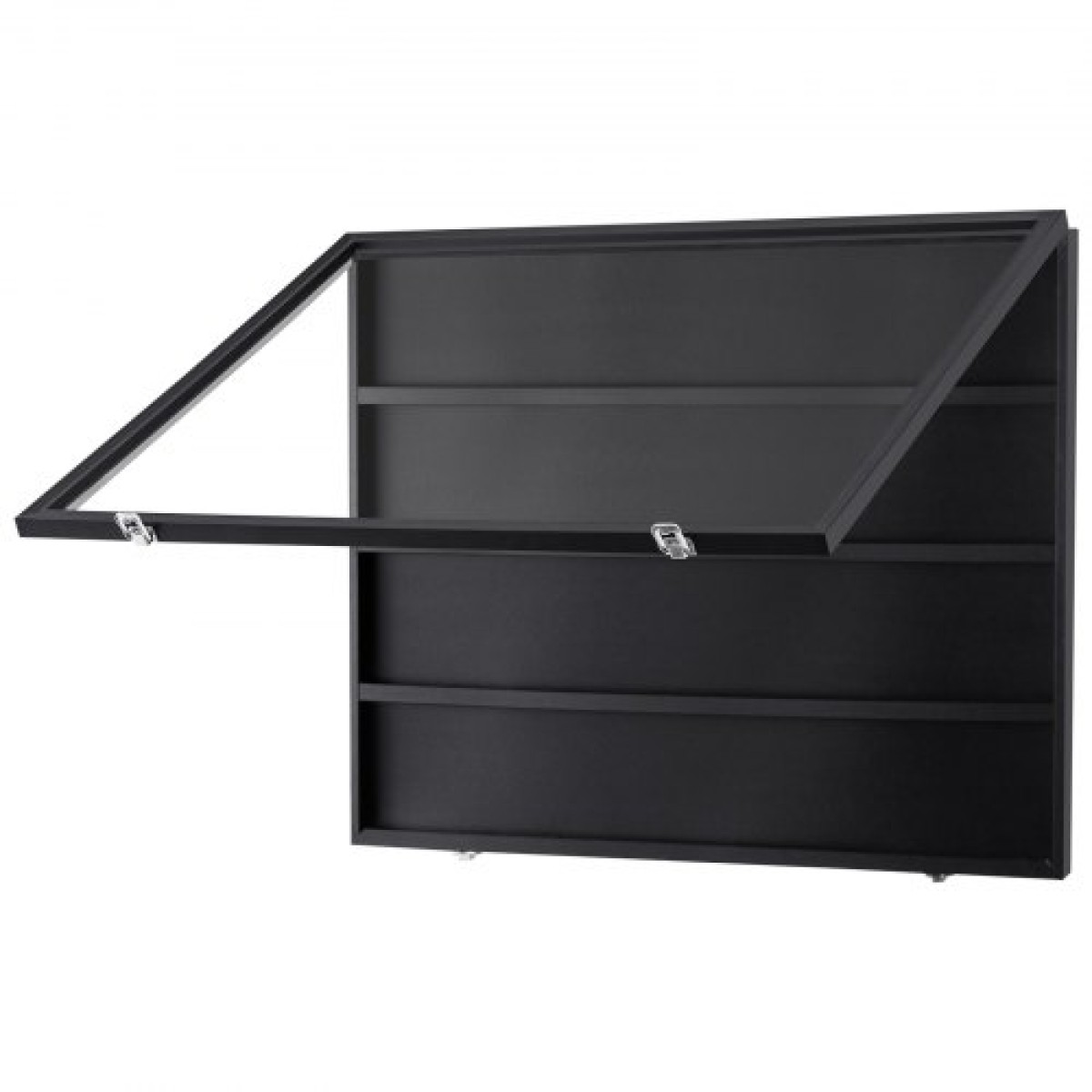 Θήκη οθόνης για αθλητικές κάρτες VEVOR 36, 30,5x24,3x2,1 ίντσες/77,5x61,7x5,3 cm, Πλαίσιο προβολής κάρτας μπέιζμπολ με 98% προστασία UV Clear View γυαλί υπολογιστή, ντουλάπι τοίχου που κλειδώνει για εμπορική κάρτα μπάσκετ χόκεϊ ποδοσφαίρου