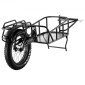 VEVOR Bike Cargo Trailer, χωρητικότητα 70 lbs, βαρέως τύπου καρότσι ποδηλάτου, συμπαγής αποθήκευση & δομή γρήγορης απελευθέρωσης με γενικό κοτσαδόρο, τροχοί 20", ταιριάζει στους περισσότερους τροχούς ποδηλάτου, πλαίσιο από ανθρακούχο χάλυβα
