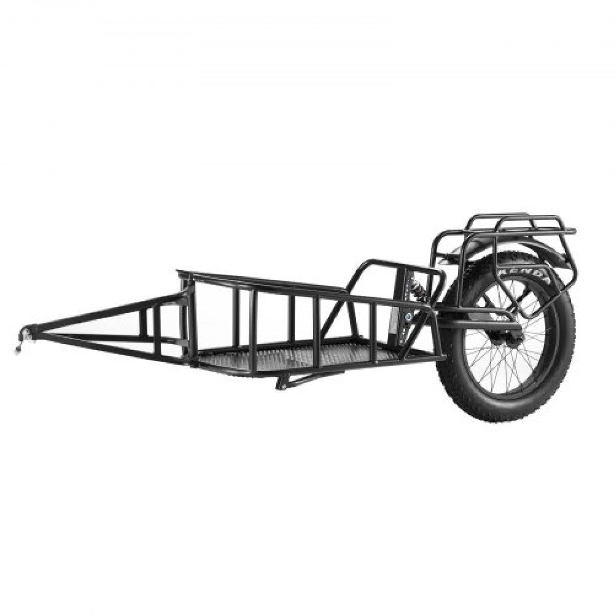 VEVOR Bike Cargo Trailer, χωρητικότητα 70 lbs, βαρέως τύπου καρότσι ποδηλάτου, συμπαγής αποθήκευση & δομή γρήγορης απελευθέρωσης με γενικό κοτσαδόρο, τροχοί 20", ταιριάζει στους περισσότερους τροχούς ποδηλάτου, πλαίσιο από ανθρακούχο χάλυβα