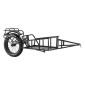 VEVOR Bike Cargo Trailer, χωρητικότητα 70 lbs, βαρέως τύπου καρότσι ποδηλάτου, συμπαγής αποθήκευση & δομή γρήγορης απελευθέρωσης με γενικό κοτσαδόρο, τροχοί 20", ταιριάζει στους περισσότερους τροχούς ποδηλάτου, πλαίσιο από ανθρακούχο χάλυβα