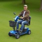 VEVOR 4-Wheel Folding Mobility Scooter για Ενήλικες & Ηλικιωμένους, Electric Mobility Scooter με 25KM Long Ran, Αναπηρικό αμαξίδιο ταξιδιού με αντιολισθητικούς τροχούς, ικανότητα αναρρίχησης 9° & φόρτωση 120kg