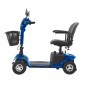 VEVOR 4-Wheel Folding Mobility Scooter για Ενήλικες & Ηλικιωμένους, Electric Mobility Scooter με 25KM Long Ran, Αναπηρικό αμαξίδιο ταξιδιού με αντιολισθητικούς τροχούς, ικανότητα αναρρίχησης 9° & φόρτωση 120kg