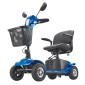 VEVOR 4-Wheel Folding Mobility Scooter για Ενήλικες & Ηλικιωμένους, Electric Mobility Scooter με 25KM Long Ran, Αναπηρικό αμαξίδιο ταξιδιού με αντιολισθητικούς τροχούς, ικανότητα αναρρίχησης 9° & φόρτωση 120kg