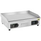 Εμπορική ηλεκτρική σχάρα VEVOR, 655 x 400 mm, 4000W, Ρυθμιζόμενος έλεγχος θερμοκρασίας 50-300°C, Επίπεδη ψησταριά από ανοξείδωτο ατσάλι με 2 σπάτουλες, 2 βούρτσες και 4 μαξιλαράκια ποδιών, για μπριζόλα (ΧΩΡΙΣ ΒΙΣΜΑ)