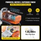 VEVOR Pro Airless Paint Paint Sprayer, Ηλεκτρικό Πιστόλι Ψεκασμού 1800W, Ρυθμιζόμενη πίεση ψεκασμού με σωλήνα για τοίχο και οροφή/χρώματα ξύλου και μετάλλων
