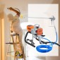 VEVOR Pro Airless Paint Paint Sprayer, Ηλεκτρικό Πιστόλι Ψεκασμού 1800W, Ρυθμιζόμενη πίεση ψεκασμού με σωλήνα για τοίχο και οροφή/χρώματα ξύλου και μετάλλων