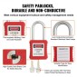VEVOR Electrical Lockout Tagout Kit, 59 PCS Safety Lockout Σταθμός Tagout με λουκέτα, βύσματα, ετικέτες, δέσιμο, κλείδωμα βύσματος, κλείδωμα διακόπτη, κλείδωμα βαλβίδων, κλείδωμα καλωδίου, τσάντα κλειδώματος, κουτί