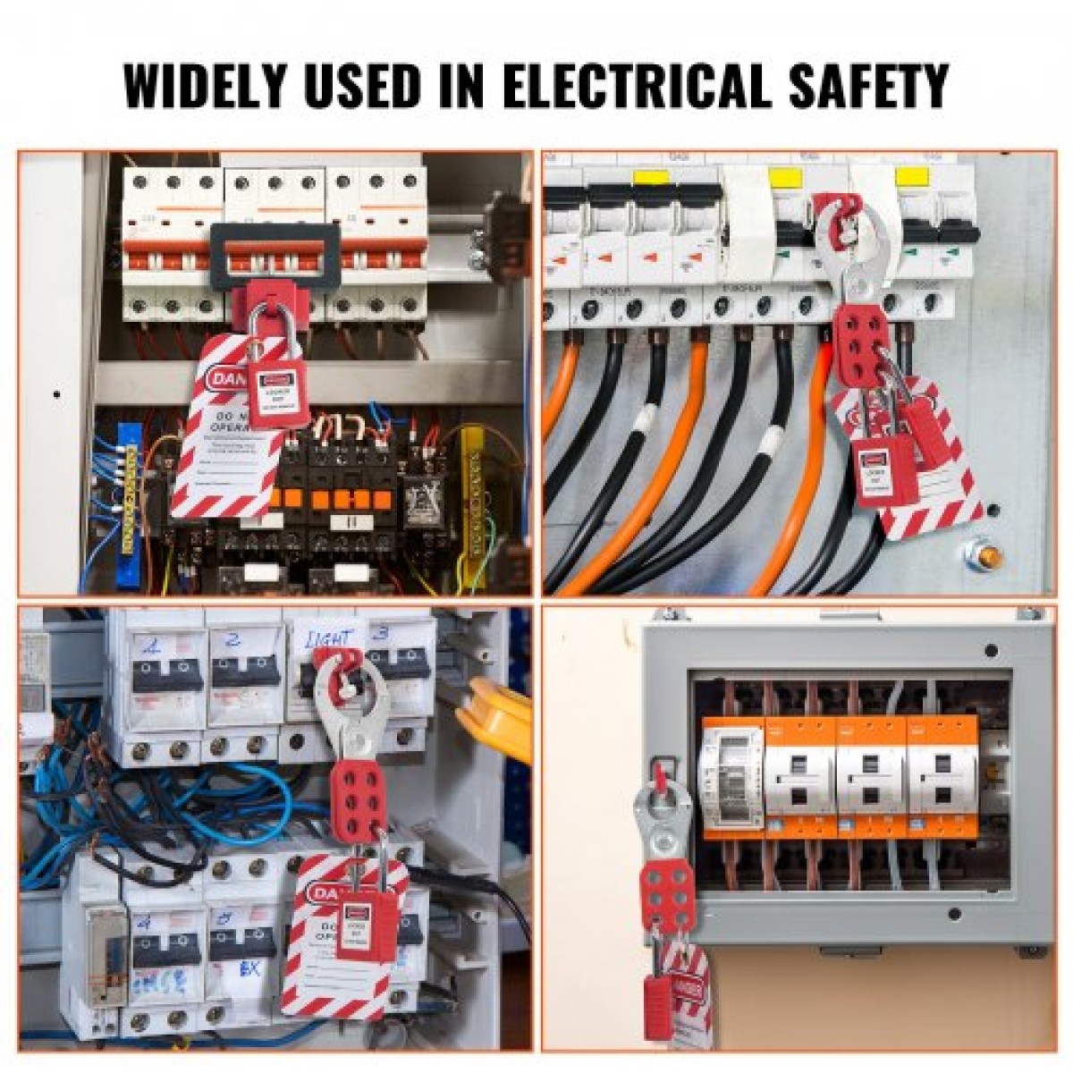 VEVOR Electrical Lockout Tagout Kit, 59 PCS Safety Lockout Σταθμός Tagout με λουκέτα, βύσματα, ετικέτες, δέσιμο, κλείδωμα βύσματος, κλείδωμα διακόπτη, κλείδωμα βαλβίδων, κλείδωμα καλωδίου, τσάντα κλειδώματος, κουτί