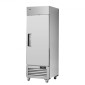 Επαγγελματικό Ψυγείο VEVOR 20,12 Cu.ft, Reach In όρθιο Ψυγείο μονή πόρτα, αυτόματη απόψυξη ανοξείδωτο ψυγείο με 3 ράφια, έλεγχο θερμοκρασίας 28,4 έως 46,4 ° F και 4 τροχούς