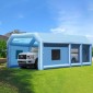 Φουσκωτός θάλαμος βαφής VEVOR, 32,8 x 21 x 14,8 ft/10 x 6,4 x 4,5 m Φουσκωτός θάλαμος ψεκασμού, με ισχυρούς φυσητήρες 1100W+750W και σύστημα φίλτρου αέρα, φορητός θάλαμος βαφής αυτοκινήτου για μεγάλα φορτηγά, μεγάλα φορτηγά μηχανημάτων, Large