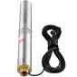 Υποβρύχια αντλία VEVOR Deep Well, 750W 230V 60Hz, 7,1 m³/h Μέγιστη ροή 75 m Max Head, με ηλεκτρικό καλώδιο 9,1 m, Αντλία νερού από ανοξείδωτο χάλυβα για βιομηχανική, άρδευση και οικιακή χρήση, IP68 αδιάβροχο βαθμό