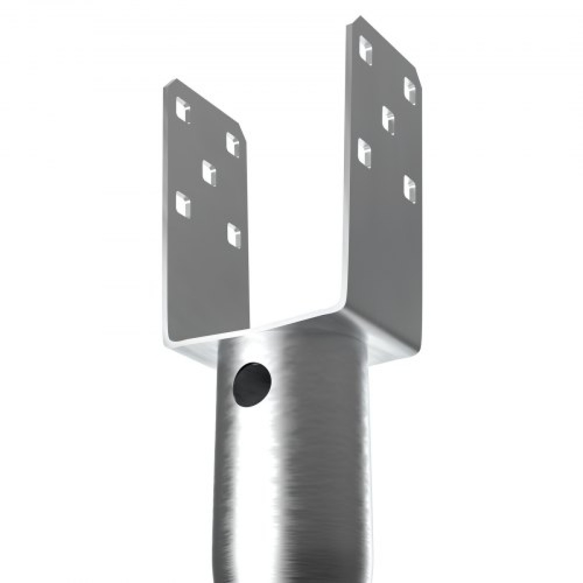 VEVOR No Dig Ground Anchor, 1 Pack 3,94 x 2,76 x 27,56 in DIY Screw in Post Stake, Περιλαμβάνει 6 Lag Bots & Rebar, U-Shape Heavy Duty Steel Stand, Ιδανική για στύλους γραμματοκιβωτίου και στύλους φράχτη