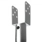 VEVOR No Dig Ground Anchor, 1 Pack 3,94 x 2,76 x 27,56 in DIY Screw in Post Stake, Περιλαμβάνει 6 Lag Bots & Rebar, U-Shape Heavy Duty Steel Stand, Ιδανική για στύλους γραμματοκιβωτίου και στύλους φράχτη