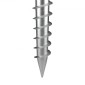 VEVOR No Dig Ground Anchor, 1 Pack 3,94 x 2,76 x 27,56 in DIY Screw in Post Stake, Περιλαμβάνει 6 Lag Bots & Rebar, U-Shape Heavy Duty Steel Stand, Ιδανική για στύλους γραμματοκιβωτίου και στύλους φράχτη