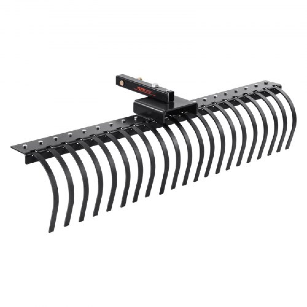 VEVOR Tow Behind Rake, 60" Tow Dethatcher με 21 Steel Coil Tines, Lawn Dethatcher Rake προσαρμόζεται σε γραμμές εργαλείων 48" ή 60" και συστήματα ανάρτησης 3 σημείων, για φύλλα, πευκοβελόνες και γρασίδι
