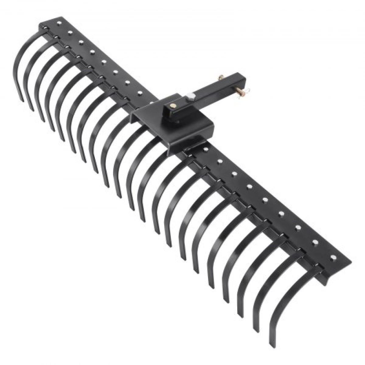VEVOR Tow Behind Rake, 60" Tow Dethatcher με 21 Steel Coil Tines, Lawn Dethatcher Rake προσαρμόζεται σε γραμμές εργαλείων 48" ή 60" και συστήματα ανάρτησης 3 σημείων, για φύλλα, πευκοβελόνες και γρασίδι