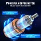 Υποβρύχια αντλία VEVOR Deep Well, 2HP/1500W 230V/50Hz, 9,8 m³/h Ροή 108 m Κεφαλή, με ηλεκτρικό καλώδιο 9,1 m, Αντλίες νερού από ανοξείδωτο χάλυβα για βιομηχανική, άρδευση και οικιακή χρήση, IP68 αδιάβροχο βαθμό