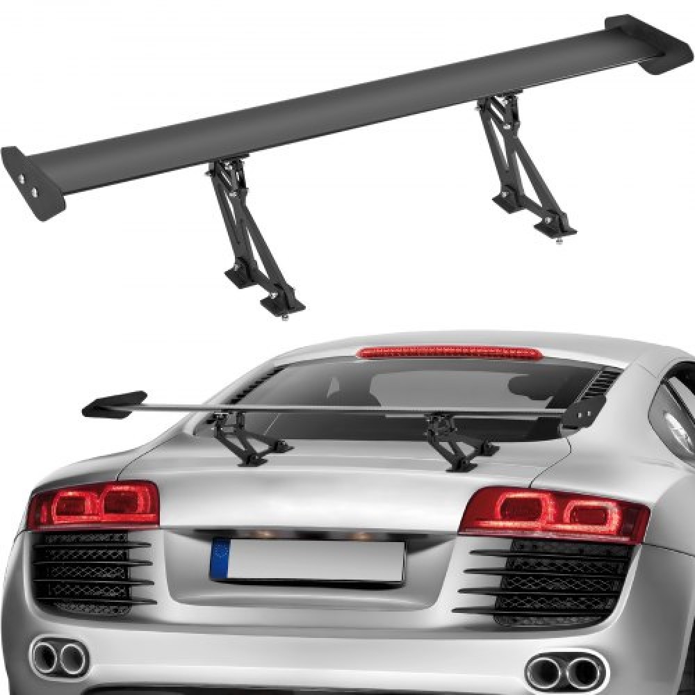 VEVOR Universal Rear Spoiler GT Style Adjustable Trunk Wing Car Racing 43,3"/110 cm