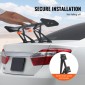 VEVOR Universal Rear Spoiler GT Style Adjustable Trunk Wing Car Racing 43,3"/110 cm