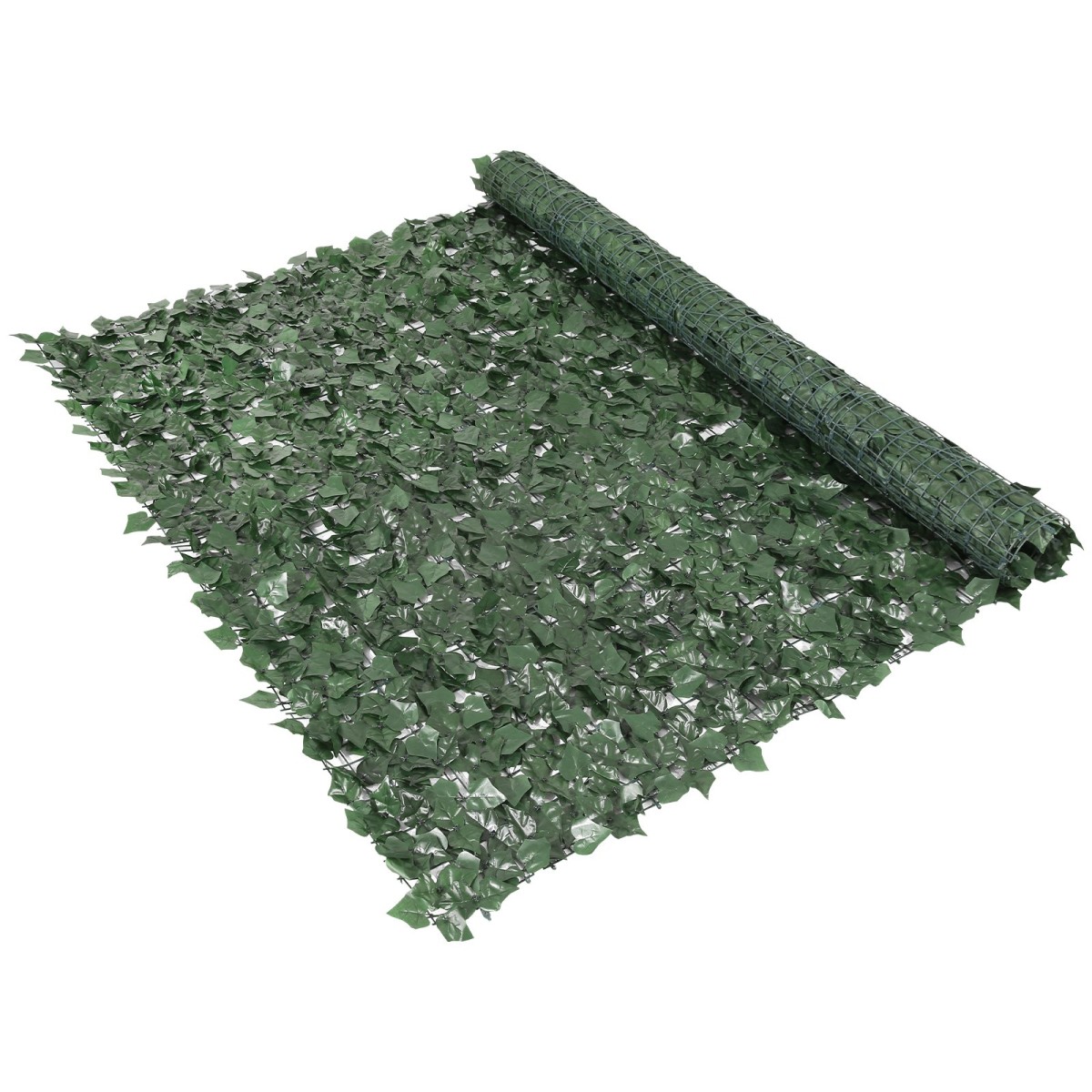 VEVOR Ivy Privacy Fence, 2440 x 1830 mm Τεχνητή πράσινη οθόνη τοίχου, Greenery Ivy Fence με ενισχυμένη άρθρωση, Faux Hedges Διακόσμηση αμπελόφυλλων για εξωτερικό κήπο, αυλή, μπαλκόνι, διακόσμηση βεράντας