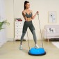 VEVOR Half Exercise Ball Trainer, 23 ιντσών Balance Ball Trainer, 660 lbs Capacity Stability Ball, Yoga Ball with Resistance Bands and Pump, Strength Fitness Ball for Home Gym, Full Body Workouts, Blue