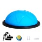 VEVOR Half Exercise Ball Trainer, 23 ιντσών Balance Ball Trainer, 660 lbs Capacity Stability Ball, Yoga Ball with Resistance Bands and Pump, Strength Fitness Ball for Home Gym, Full Body Workouts, Blue