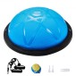 VEVOR Half Exercise Ball Trainer, 23 ιντσών Balance Ball Trainer, 660 lbs Capacity Stability Ball, Yoga Ball with Resistance Bands and Pump, Strength Fitness Ball for Home Gym, Full Body Workouts, Blue