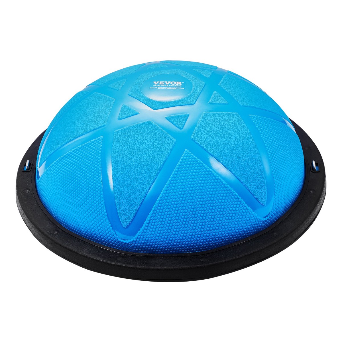 VEVOR Half Exercise Ball Trainer, 23 ιντσών Balance Ball Trainer, 660 lbs Capacity Stability Ball, Yoga Ball with Resistance Bands and Pump, Strength Fitness Ball for Home Gym, Full Body Workouts, Blue