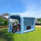 Φουσκωτός θάλαμος βαφής VEVOR, 9,8 x 8,2 x 8,2 ft/3 x 2,5 x 2,5 m Φουσκωτός θάλαμος ψεκασμού, με ισχυρό ανεμιστήρα και σύστημα φίλτρου αέρα 550 W, φορητός θάλαμος βαφής αυτοκινήτου για βαφή μοτοσυκλετών, ποδηλάτων, μικρών επίπλων