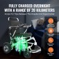 VEVOR Intelligent Foldable Electric Wheelchair Motorized Power Chair 300 lbs/136 kg