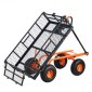 VEVOR Garden Dump Cart Βαρέως τύπου μεταλλικά καρότσια και βαγόνια 880 λίβρες/399,2 κιλά Φόρτωση