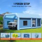 Φουσκωτός θάλαμος βαφής VEVOR, 29,5 x 15,7 x 11,8 ft/9 x 4,8 x 3,6 m Φουσκωτός θάλαμος ψεκασμού, με ισχυρούς φυσητήρες 950 W+750 W και σύστημα φίλτρου αέρα, φορητός θάλαμος βαφής αυτοκινήτου για μεγάλα φορτηγά, μεγάλα φορτηγά μηχανημάτων, Large
