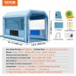 Φουσκωτός θάλαμος βαφής VEVOR, 13,1 x 9,8 x 9 ft/4 x 3 x 2,7 m Φουσκωτός θάλαμος ψεκασμού, με ισχυρό ανεμιστήρα και σύστημα φίλτρου αέρα 750 W, φορητός θάλαμος βαφής αυτοκινήτου για μοτοσικλέτα, ποδήλατο, βαφή ανταλλακτικών αυτοκινήτων