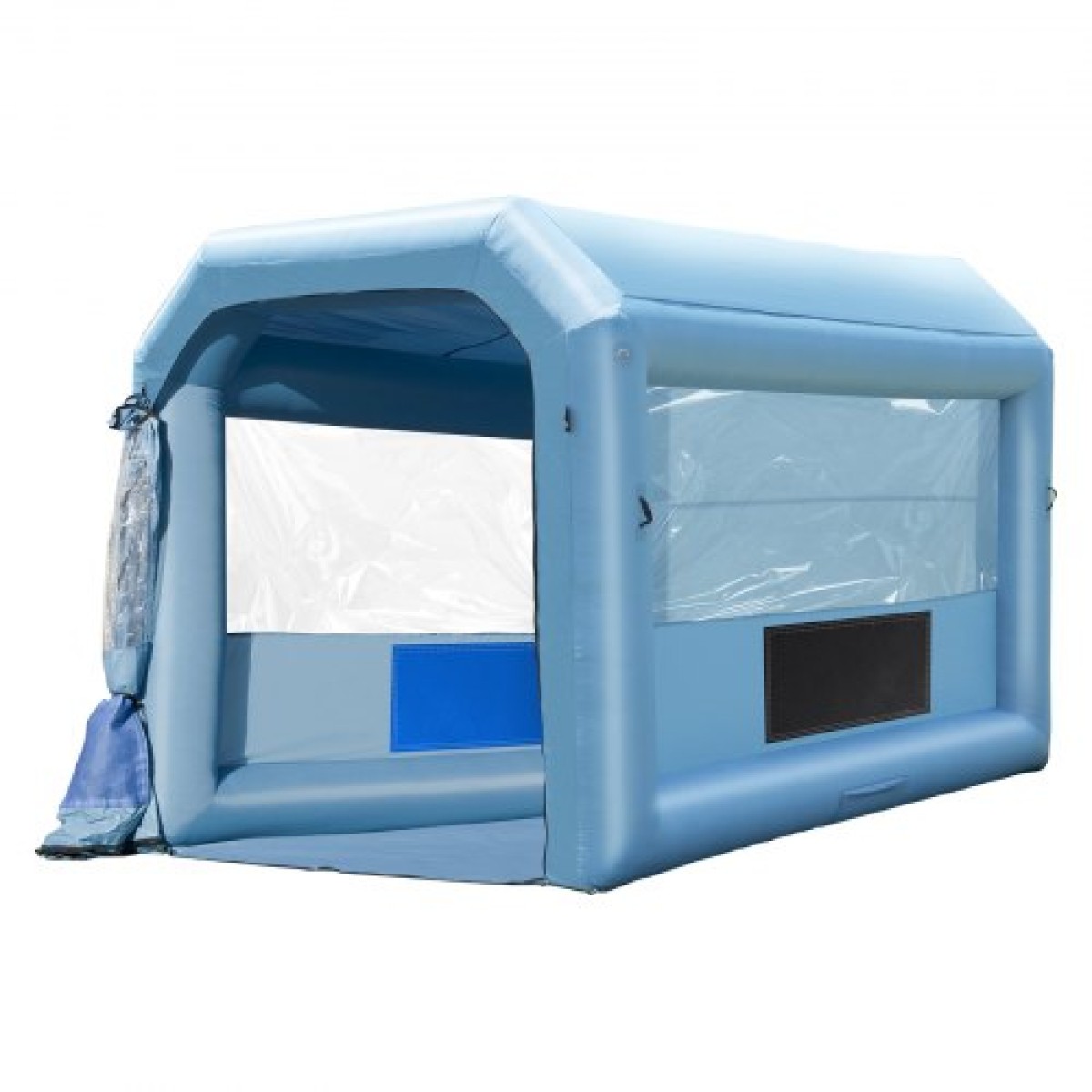 Φουσκωτός θάλαμος βαφής VEVOR, 13,1 x 9,8 x 9 ft/4 x 3 x 2,7 m Φουσκωτός θάλαμος ψεκασμού, με ισχυρό ανεμιστήρα και σύστημα φίλτρου αέρα 750 W, φορητός θάλαμος βαφής αυτοκινήτου για μοτοσικλέτα, ποδήλατο, βαφή ανταλλακτικών αυτοκινήτων