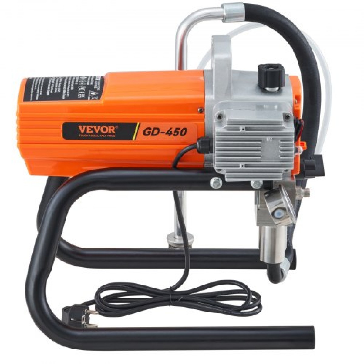 VEVOR Paint Sprayer, 1500W Airless Paint Sprayer, Hose Paint Gun 3000PSI Paint Sprayers for Home for ships, γέφυρες, πύργους, στύλους και άλλες μεγάλες μεταλλικές κατασκευές μεγάλης διάρκειας βιομηχανίας
