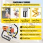 VEVOR Paint Sprayer, 1500W Airless Paint Sprayer, Hose Paint Gun 3000PSI Paint Sprayers for Home for ships, γέφυρες, πύργους, στύλους και άλλες μεγάλες μεταλλικές κατασκευές μεγάλης διάρκειας βιομηχανίας