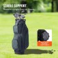 Τσάντα VEVOR Golf Cart with 14 Way Organizer Divider Top, Premium Nylon τσάντα 11 τσέπες, ανθεκτικές τσάντες γκολφ με λαβές & κάλυμμα σκόνης & αποσπώμενα λουριά για άνδρες και γυναίκες, Army Green