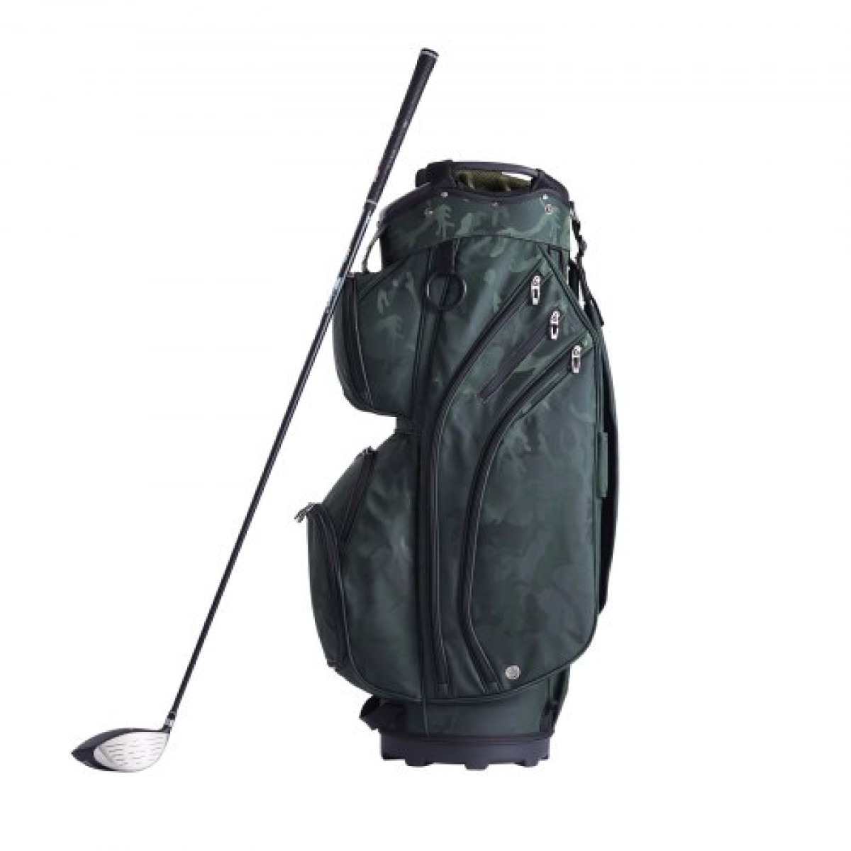 Τσάντα VEVOR Golf Cart with 14 Way Organizer Divider Top, Premium Nylon τσάντα 11 τσέπες, ανθεκτικές τσάντες γκολφ με λαβές & κάλυμμα σκόνης & αποσπώμενα λουριά για άνδρες και γυναίκες, Army Green