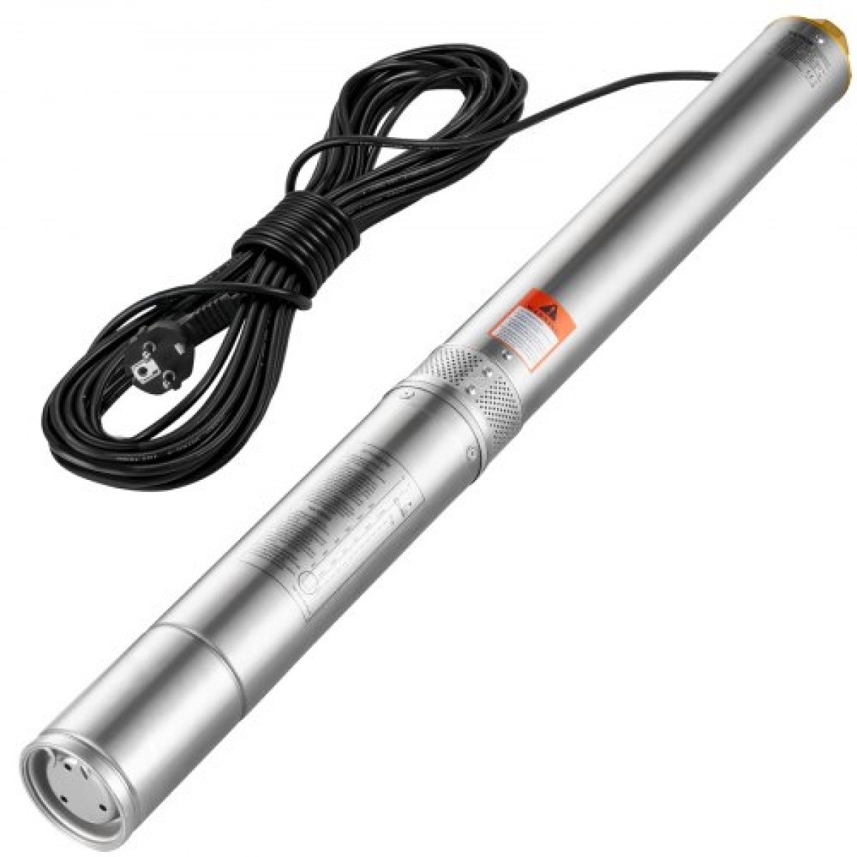 Υποβρύχια αντλία VEVOR Deep Well, 1100W 230V 50Hz, 7,1 m³/h Μέγιστη ροή 105 m Μέγιστη κεφαλή με ηλεκτρικό καλώδιο 19,4 m, Αντλίες νερού από ανοξείδωτο χάλυβα για βιομηχανική άρδευση και οικιακή χρήση, αδιάβροχο βαθμό IP68