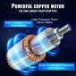 Υποβρύχια αντλία VEVOR Deep Well, 1100W 230V 50Hz, 7,1 m³/h Μέγιστη ροή 105 m Μέγιστη κεφαλή με ηλεκτρικό καλώδιο 19,4 m, Αντλίες νερού από ανοξείδωτο χάλυβα για βιομηχανική άρδευση και οικιακή χρήση, αδιάβροχο βαθμό IP68