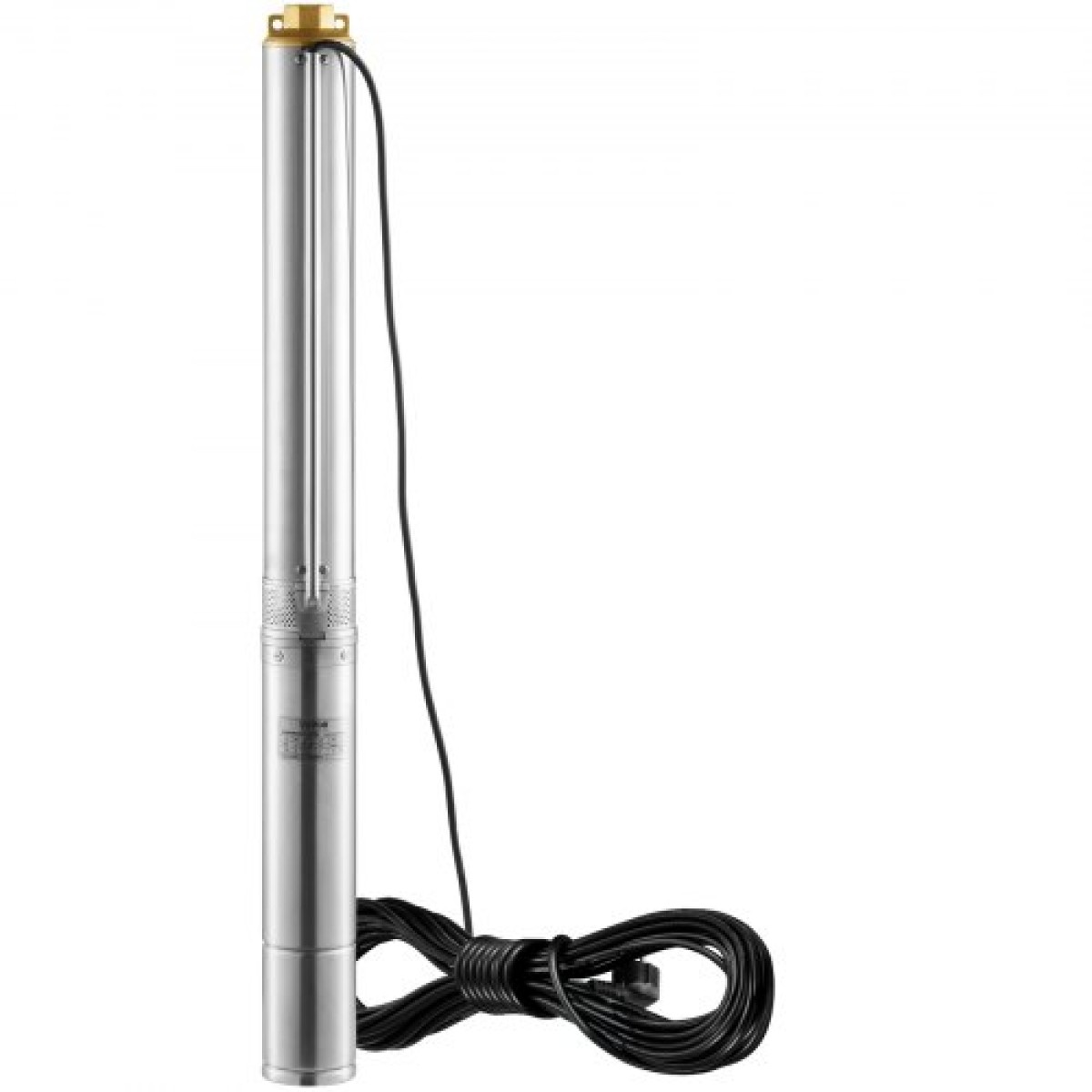 Υποβρύχια αντλία VEVOR Deep Well, 1100W 230V 50Hz, 7,1 m³/h Μέγιστη ροή 105 m Μέγιστη κεφαλή με ηλεκτρικό καλώδιο 19,4 m, Αντλίες νερού από ανοξείδωτο χάλυβα για βιομηχανική άρδευση και οικιακή χρήση, αδιάβροχο βαθμό IP68