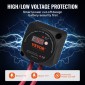 VEVOR Dual Battery Isolator Kit, 12V 140Amp, χειροκίνητες και αυτόματες λειτουργίες VSR Voltage Sensitive Relay με οθόνη LCD, Smart Battery Isolator for ATV UTV RV Camper Off-Road Vehicle Caravan Truck Boat Yacht